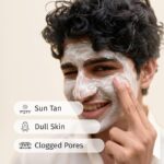 Vilvah Milk Mud Face Mask for De-Tan & Bright Skin | Deep Cleansing, Oil Control & Treats Clogged Pores | Oat Milk, Saffron & Kaolin Clay | For All Skin Types, Men & Women | 50ml - Image 2