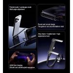 240W USB C to USB C Fast Charging Cable 1.5M with Foldable Adjustable Phone Stand, Multi-Angle Type C Charger Cord for Smartphones, Tablets & Laptops, High-Speed Data Transfer Charging Cable - Image 4