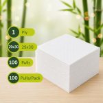 Paper Napkins for Home 400 Sheets | Soft & Absorbent Tissue Paper Napkin for Office, Restaurants, Travel & Daily Use | 100 Sheets x 4 Packs | 30x30 cm Size - Image 2