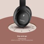 Noise Airwave Max 4 Wireless Over Ear Headphones with 70H Playtime, ENC, 40mm Driver, Low Latency(up to 40ms), Dual Pairing, BT v5.4 (Carbon Black) - Image 6