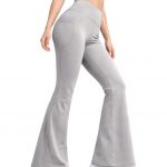 Women's High Waist Bell Bottom Stretch Fit Yoga Pants, Track Pants Stretchable Gym Legging Tights, Joggers for Womens