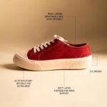 Theater Wicked Brothers Lace-Up Sneakers for Women | Casual Shoes with Cushioned Insole - Image 3