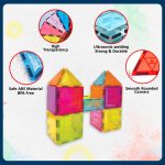 Wembley Magnetic Tiles for Kids Toys for 3 + Year Old Boy | Magnetic Blocks for Kids for 2-5 Years | STEM Learning Educational Magnet Building Blocks Brain for Kid - 10 Pcs - Image 7