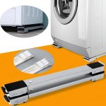 Heavy Duty Washing Machine Trolley Stand with Wheels Adjustable Fridge and Appliance Mover Stand Anti Slip Base Roller Cart for Sofa, Table, Cupboard Use - Image 6