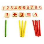 MIMICO Wooden Counting Sticks Maths Learning Kit, Multicolour, Natural Pine Wood, Montessori Educational Toy for Ages 3+ - Image 4