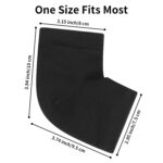 Vented Moisturizing Gel Heel Sock | 1 Pair Toeless Spa Socks for Cracked Heels, Dry Feet & Foot Calluses | Foot Care Treatment (Multicolor) - Image 2