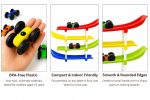 6-Level Car Ramp Racer Toy with 4 Mini Cars for Kids | Rolling Track Racing Toy for Toddlers Age 2-7 Years | Educational Car Slide | Birthday Gift for Boys & Girls | Colorful Racing Ramp Set - Image 3