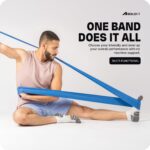 Boldfit Resistance Bands for Workout for Women Pilate Bands for Home Exercise Thera Band Toning Exercise for Gym Latex Band Theraband for Fitness, Stretching, Yoga for Men & Women (Light) 1.8 Kg Red - Image 5