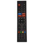 Hyundai TV Universal Remote Control, Black, Compatible with Movie Box, Prime Video, Zee5