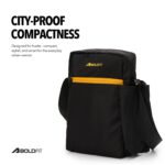 Boldfit Sling Bag for Man Unisex Cross Body Side Bag for Man Small Side Bags for Woman for Travel, Gym Mini Messenger Office Adjustable Shoulder Bags - Black - Image 2