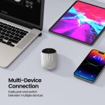 Portronics Toad 6 Bluetooth Wireless Mouse with 2.4 GHz USB Receiver, Multi-Device Pairing, Built in Battery, 1200 DPI Sensor(White) - Image 3