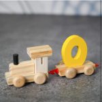Wooden Number Train Educational Toy, 0-9 Digits Learning, Colourful Blocks, Pull-Along Design Number Train Set - Image 4