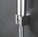 Health Faucet Wall Hook Stand/Hook/Bracket Made with Aluminum (Solid Metal) for Health Faucet and Hand Shower Silver/Chrome (Pack of 1) - Image 6