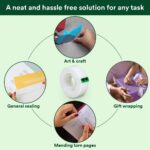 3M Scotch Magic Tape Roll with Refillable Dispenser | 1.9cm x 32.9 meter | Invisible, writable and hand tearable | For school projects, home and office use - Image 2