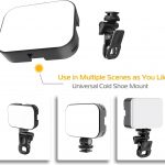 Suicune Selfie Light for iPhone,Portable Phone Lights Clip, 3 Lighting Adjustment Modes Photography Lighting for iPhone/Video Recording/Camera/Laptop/iPad/Video Conference/TikTok/Vlog/Makeup