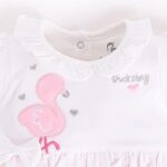 BABY GO Baby Girls Cotton Romper | Short Sleeve Newborn Onesie Jumpsuit | Soft Breathable Infant Summer Outfit | Cute Printed Snap Button Closure Playsuit | One Piece Dress for Baby - Image 4