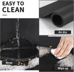 Pet Feeding Mat for Dogs & Cats | Super Absorbent Dog & Cat Food Water Bowl Mat | Quick Dry, Non-Slip, No-Stain Reusable Mat | Perfect for Messy Drinkers & Pet Accessories - Image 4