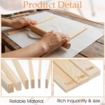 6Pcs Clay Rolling Pin, Clay Tools, Rolling Pin for Craft Ideal for Handmade Pottery Shaping, DIY Clay Artwork, Pastry Baking Molding and Creative Handicraft Making - Image 3