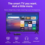 Roku Smart TV 2026-32 Inch Select Series, 720p HD TV - RokTV with Voice Remote - Flat Screen LED TV with Wi-Fi for Live Local News, Sports and Movies Streaming - Bluetooth Headphones Mode - Image 3
