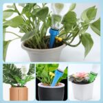 Techhark® Plant Self-Watering Spikes, 12-Pack, Morden Automatic Drip Irrigation System for Indoor and Outdoor Plants, Green-(Polypropylene) - Image 2