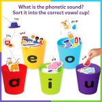 Skillmatics Phonics Sorter – Vowel Sorting & Early Reading, Montessori | Short Vowel Sounds, Phonemic Awareness for Preschool & Kindergarten, Educational Gift for Boys & Girls Ages 4, 5, 6, 7 - Image 3