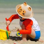 BabyMoon Tiger Baby Summer Spring Kids Cap with String | 2-8 Years | Brown - Image 2