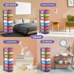 7XL Plastic Modular Drawer System for Home, Office, Hospital, Parlor, School, Doctors, Home and Kids, Product Dimension When | Assembeledy (30cmx37cmx105 cm) (MULTI, 7XL) - Image 6