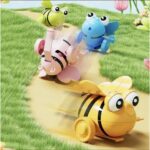 Children's Wind-Up Tumbling Bee Early Interactive Educational Bee Baby Development Toy with Mechanical Rolling, Jumping, Crawling and Sitting Toy for Children - Image 7