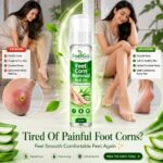 FeetGo Foot Corn Care Roll-On with Aloe Vera and Tea Tree, Moisturising Formula for Dry Rough Feet, 15ml - Image 6