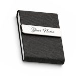 Premium Customized Metal Card Holder for Men & Women | Personalized Name Engraving | Slim Business Card Case | Stainless Steel Visiting Card Holder | Corporate Gift (CH 4)