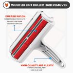 Wooflix Lint Remover for Clothes | Pet Hair Remover Roller for Dog & Cat Hair | Reusable Lint Remover Roller for or Sofa, Carpet, Bed & Clothes | Carpet Cleaning Brush for Home | No Refills Required - Image 2