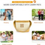Cature Care by Nature Dog Purse Carrier for Small Dogs, Airline Approved Soft Sided Pet Carrier with Pockets, Ventilated Dog Carrying Bag for Puppy Cat, Dog Travel Supplies Bag (Beige) - Image 5