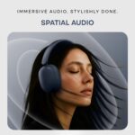 Noise Newly Launched Airwave Max XR Wireless Over-Ear Headphones with 120H Playtime, ANC, HFA Tech, Spatial Audio, Dual Pairing,BT V6.0(Pearl Beige) - Image 8