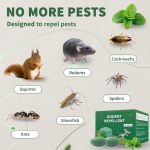 Rat Repellent Rodent, Mouse, Rats, Spider, Squirrel, Pest Control Indoor & Outdoor, Natural Mouse Deterrent Replace Traps Car Home Pack of 1 (10 Tablet) Repel Mice and Rats Protect Wires in Car, No Kill Only Repels Home Garden Patio Garage Rat Controller Pills to Keep Rodents Out of Car (10-boll) - Image 3