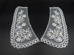 Hand Beaded White,Vintage,Peter Pan Collar | Material for Lace Jewelry,Suits,Shirts,Dresses Qty 1 Pair,Designer Patch,Applique,Sewing Supplies,French Collar Work,DIY Art & Craft - Image 5