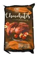 O&T Gourmet Treats CHOCOBITES Hazelnut MELT Cookies 120g