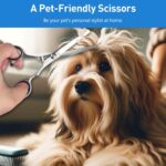 2 PCS Dog Grooming Scissors, Pet Hair Cutting Scissors, Professional Set for Sensitive Pets, Face and Paw Trimming, Left-Handed and Right-Handed Users, Curved and Thinning Blades - Image 5
