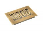 Aluminium Kitchen Ventilation Jali/Ventilator Grill & Air Ventilation Jali, Kitchen Jali for Home, Kichen, Office, Finish- BASS & Size -(10.2x15.3x0.2cm) 4x6 Inch Pack of 3