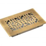Aluminium Kitchen Ventilation Jali/Ventilator Grill & Air Ventilation Jali, Kitchen Jali for Home, Kichen, Office, Finish- BASS & Size -(10.2x15.3x0.2cm) 4x6 Inch Pack of 3
