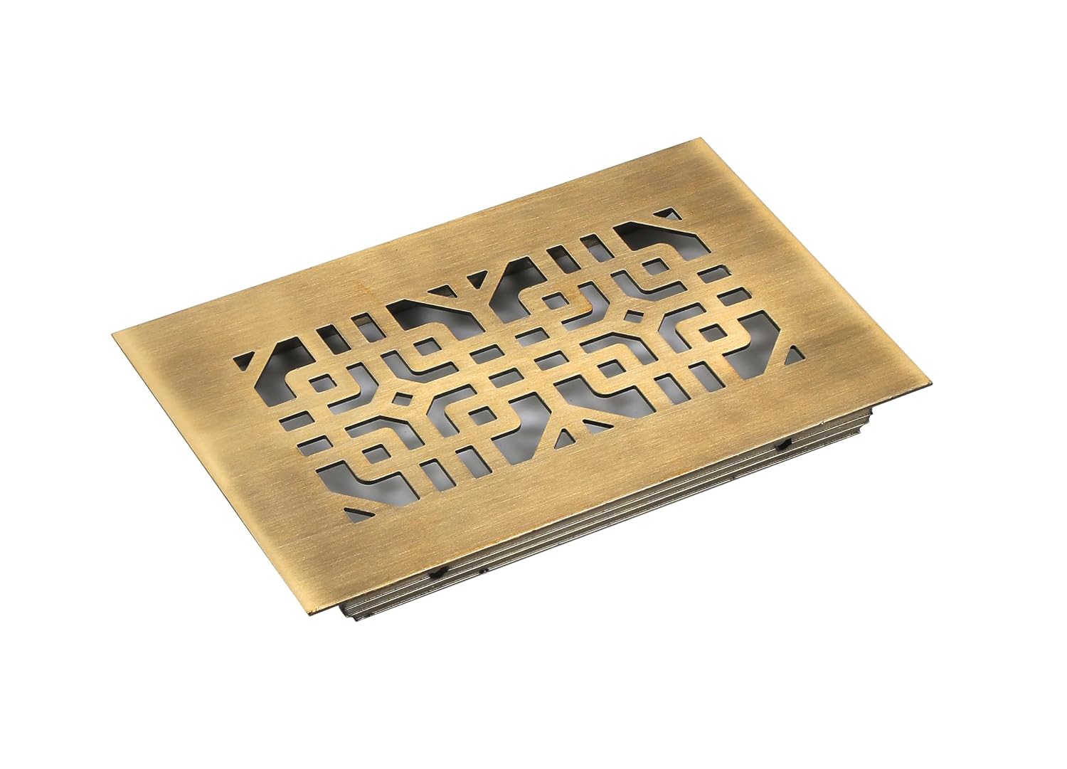710m4Q1iEDL._SL1500_.jpg Aluminium Kitchen Ventilation Jali/Ventilator Grill & Air Ventilation Jali, Kitchen Jali for Home, Kichen, Office, Finish- BASS & Size -(10.2x15.3x0.2cm) 4x6 Inch Pack of 3 - Image 1