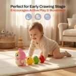 Chicken Wind-Up Toy for Kids, Swinging Magnetic Hen with Chicks, Crawling Clockwork Walking Animal Toy, Educational Interactive Preschool Toddler Toy for Boys & Girls, Multicolor - Image 7