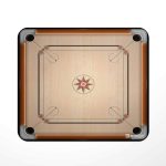 Morons MOUSEPADS - Carrom Board Design Style Artistic and Creative Collection - Mousepad with Anti-Skid Rubber Base & Smooth Mouse Control for Laptop & Desktop; 220 x 180mm; Pack of 1 (MPAD-049)