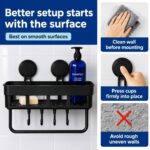 Multipurpose Wall Mounted Bathroom Shelf – Plastic Wall Stand with Towel Bar & Hook | Bathroom Accessories Organizer Rack for Kitchen & Home Storage (1 Pcs) - Image 3