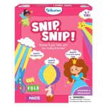 Skillmatics Paper Scissor Skills Activity Book - Snip Snip 25 Fun Cutting & Creative Activities for Preschoolers 2 Child-Safe Scissors Fine Motor Skills Craft Kit Gifts 3 to 7 Yrs Multicolour | 25 Cutting & Creative Activities for Preschoolers, 2 Child–Safe Scissors, Felt Craft Kit, Screen-Free Fun, Gift for Ages 3–7