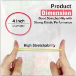 GLUN® 4 Inch Multicolour Rubber Band 150 Gram Pack, Fluorescent Multicolour, Strong & Stretchable for Home, Office & Kitchen Use - Image 4