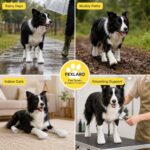 40 Pcs Disposable Dog Shoes, Waterproof Pet Paw Protector Boots with Adhesive Tape, Outdoor Walking Foot Covers for Small Medium Dogs & Cats, 7.5-17.5kg - Image 6