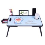 Study Table Bed Table Premium Laptop Table/Foldable and Portable Wooden/Writing Desk for Office/Home/School (B Dore)