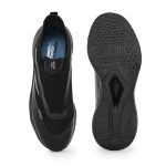 Red Tape Men's Walking Shoes Black Mesh TPU Round Toe Slipon - Image 5