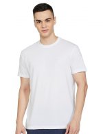 Max Men's Cotton Regular Fit Half Sleeves Crew Neck Solid Lounge T-Shirt
