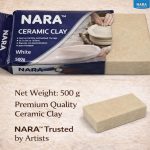 NARA Ceramic Clay for Pottery, Hand Sculpting, Wheel Throwing & Ceramic Art Projects – Soft, Sculpting & Natural Clay, Natural Kiln-Fire Clay for Artists & Hobbyists – 500g - White - Image 9